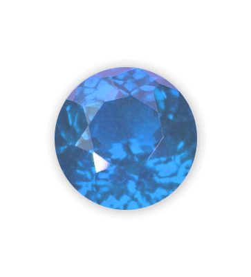 light blue gemstone