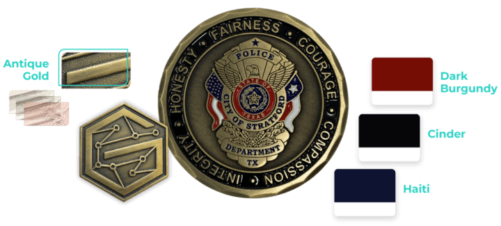 coins for the police industry