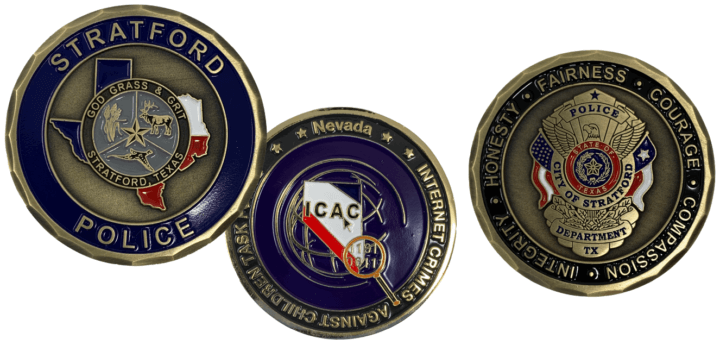 custom coins for police department