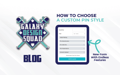 how to choose a custom pin style - new form with endless features