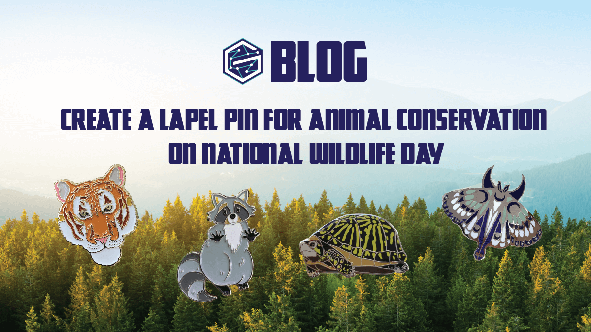 Create a Lapel Pin for Animal Conservation on National Wildlife