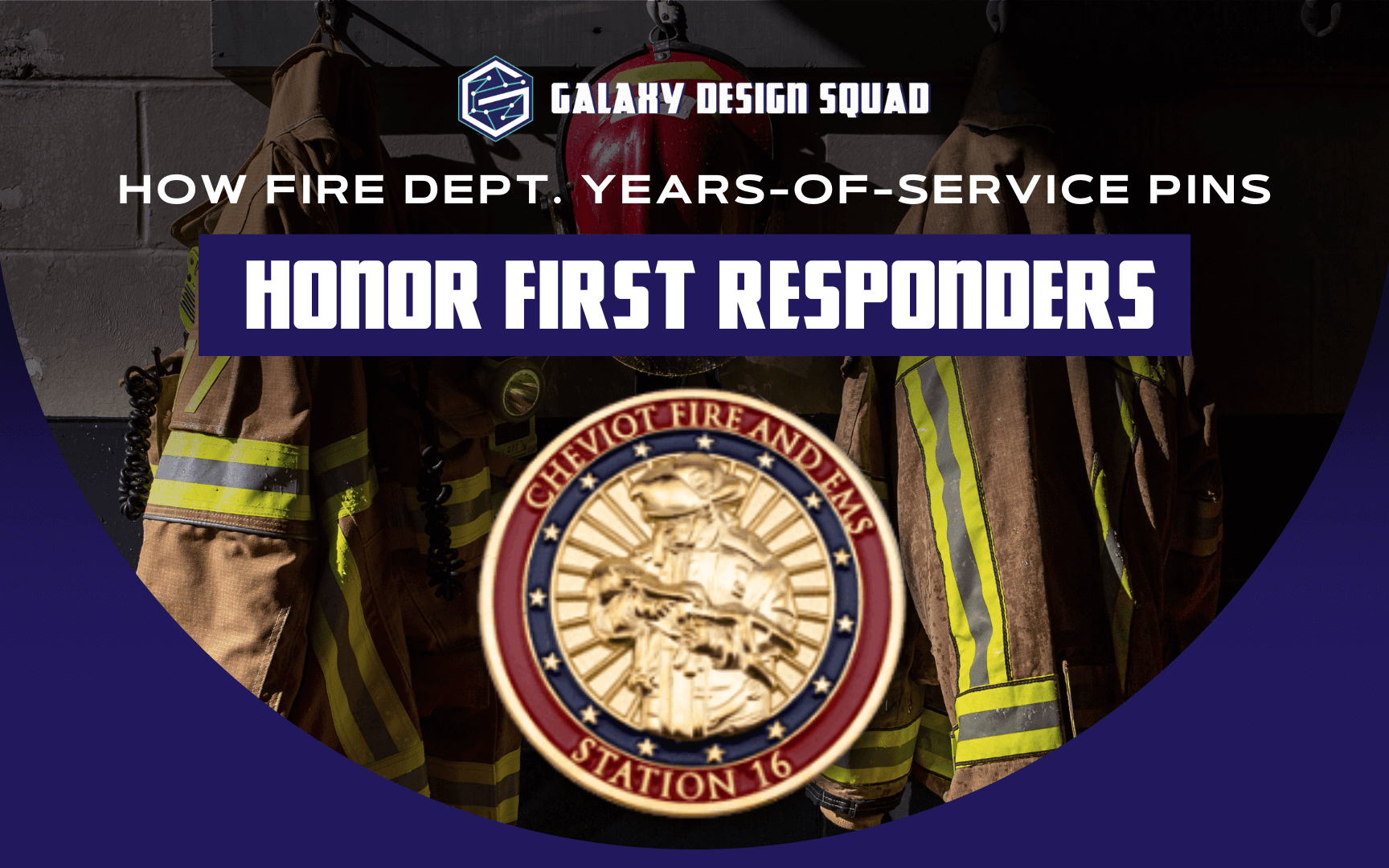 How Fire Dept. Years-of-Service Pins Honor First Responders
