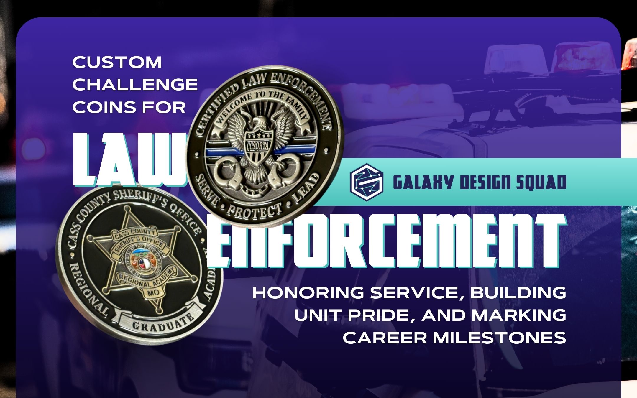 Custom Challenge Coins for Law Enforcement: Honoring Service, Building Unit Pride, and Marking Career Milestones
